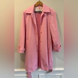 5. Liz Claiborne Pink Trench Coat | Size L
